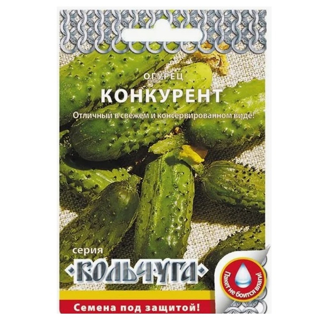 семена Огурец РУССКИЙ ОГОРОД Конкурент 0,5г
